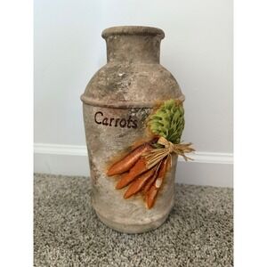 Ceramic Carrots Vase Farmhouse‎ Decor Rustic Kitchen Decor unique vase
